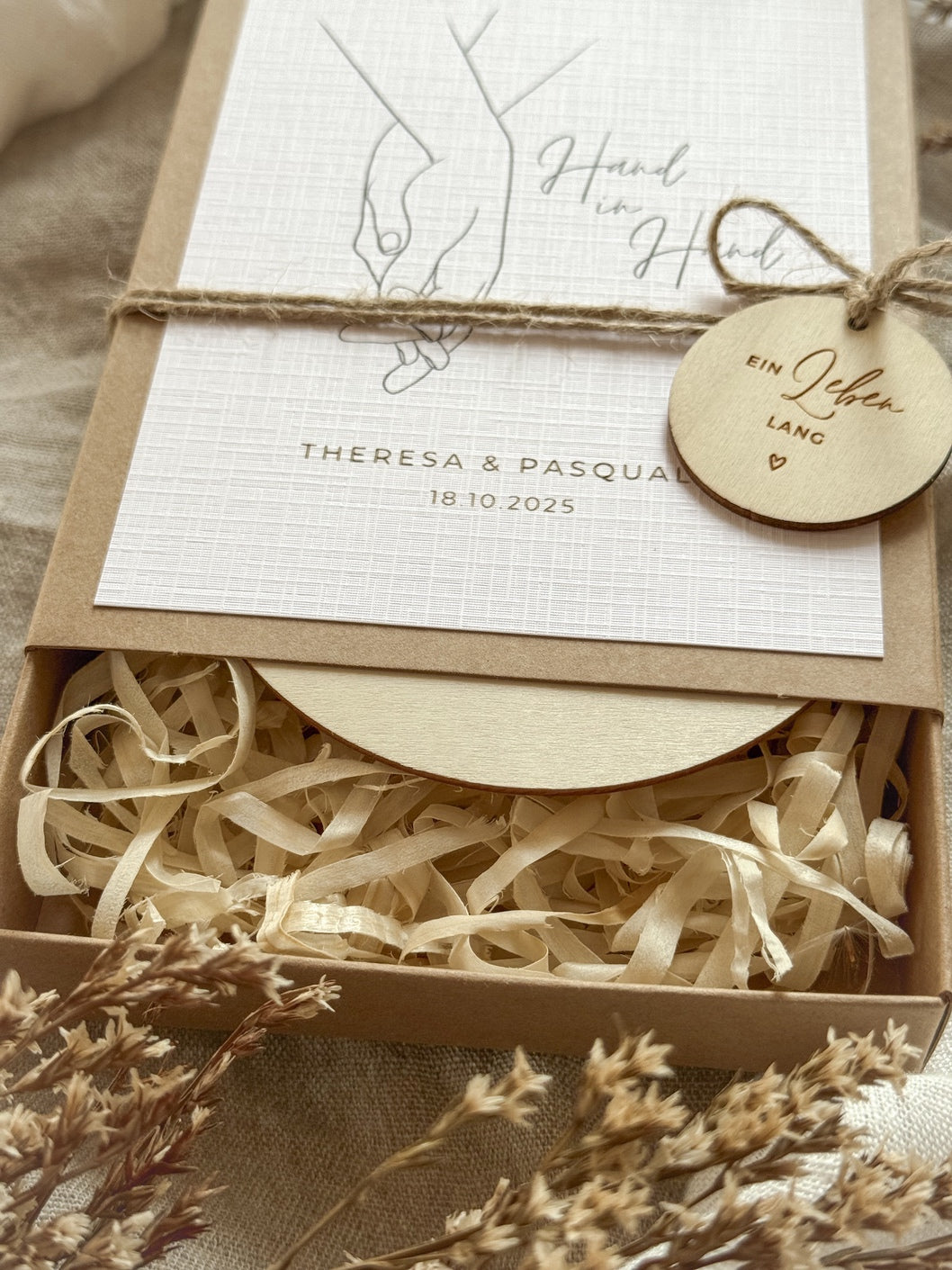 Personalisiertes Geldgeschenk zur Hochzeit | Hände