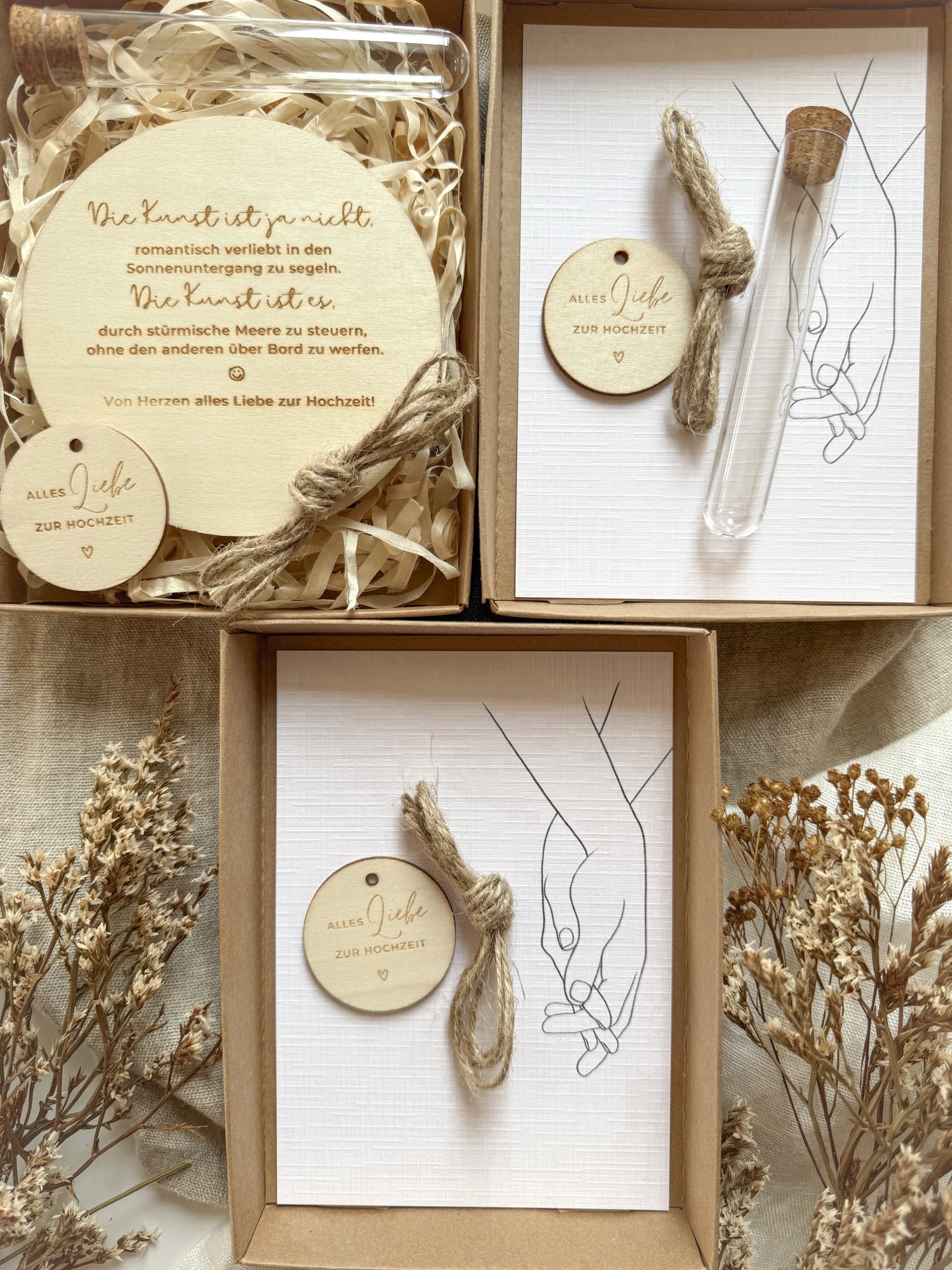 Personalisiertes Geldgeschenk zur Hochzeit | Hände