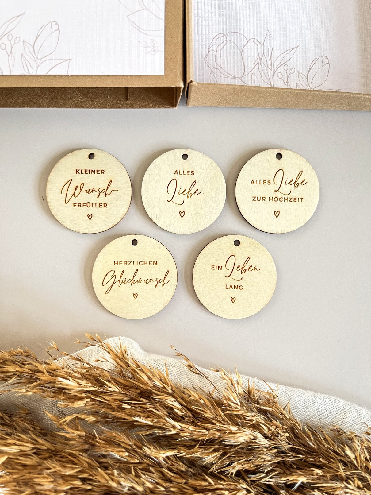 Personalisiertes Geldgeschenk zur Hochzeit | Blumenumrisse