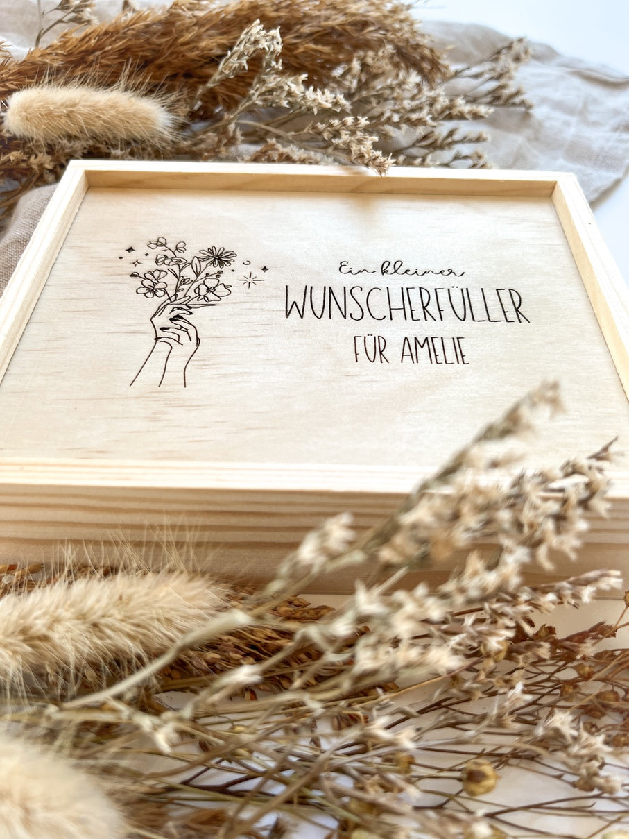 Personalisiertes Geldgeschenk zum Geburtstag aus Holz | Geschenk für die beste Freundin