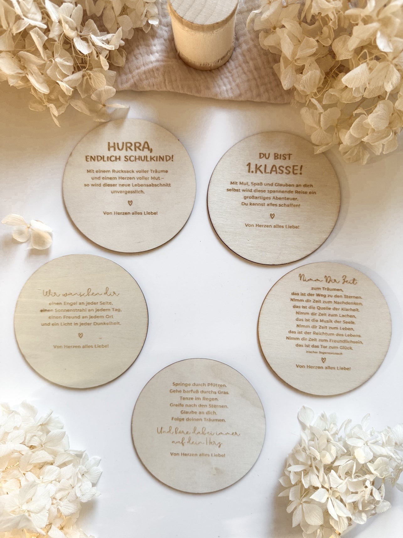 Personalisiertes Geldgeschenk aus Holz zur Einschulung