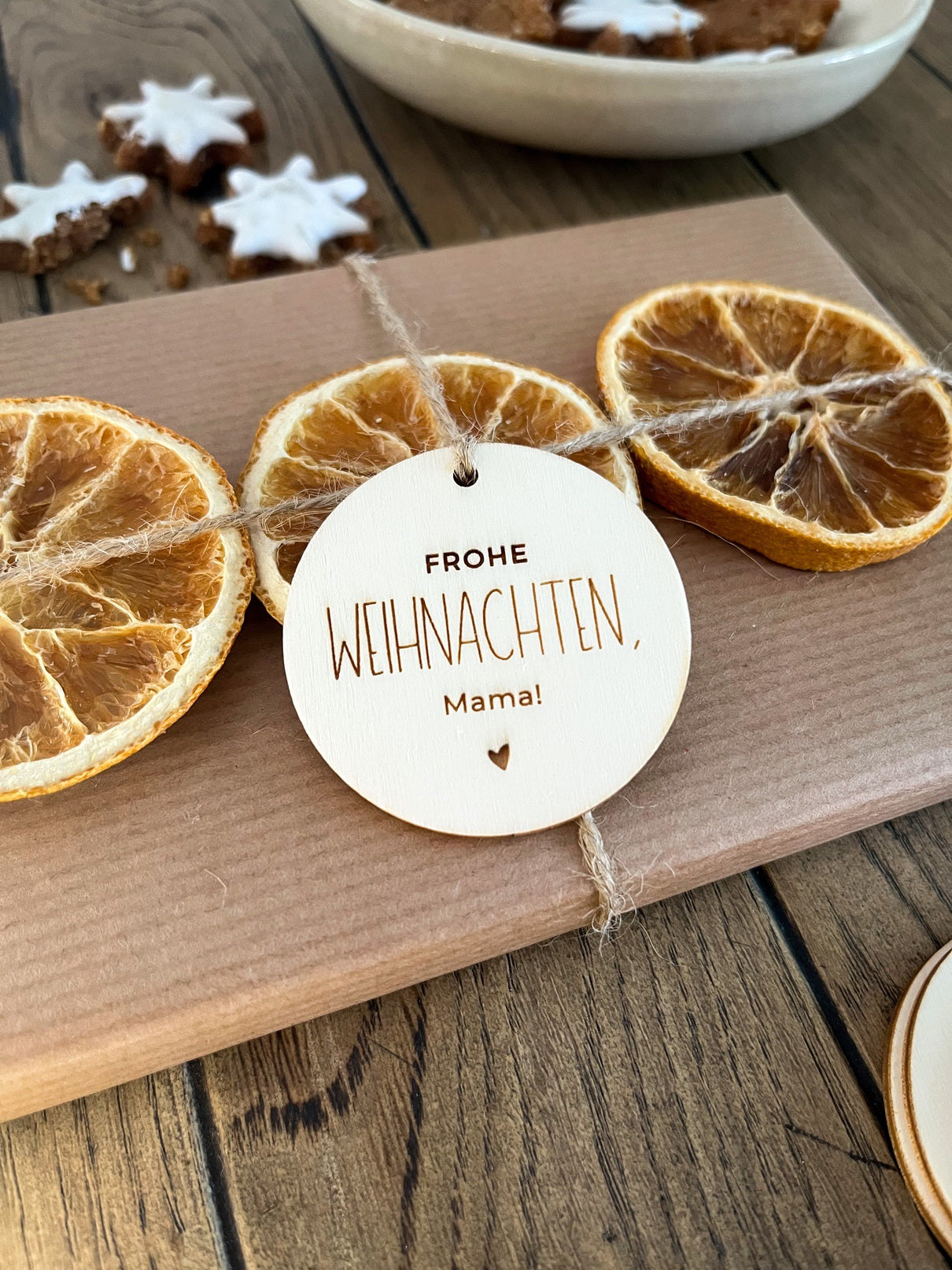 Personalisierte Geschenkanhänger für Weihnachtsgeschenke | 5er-Set