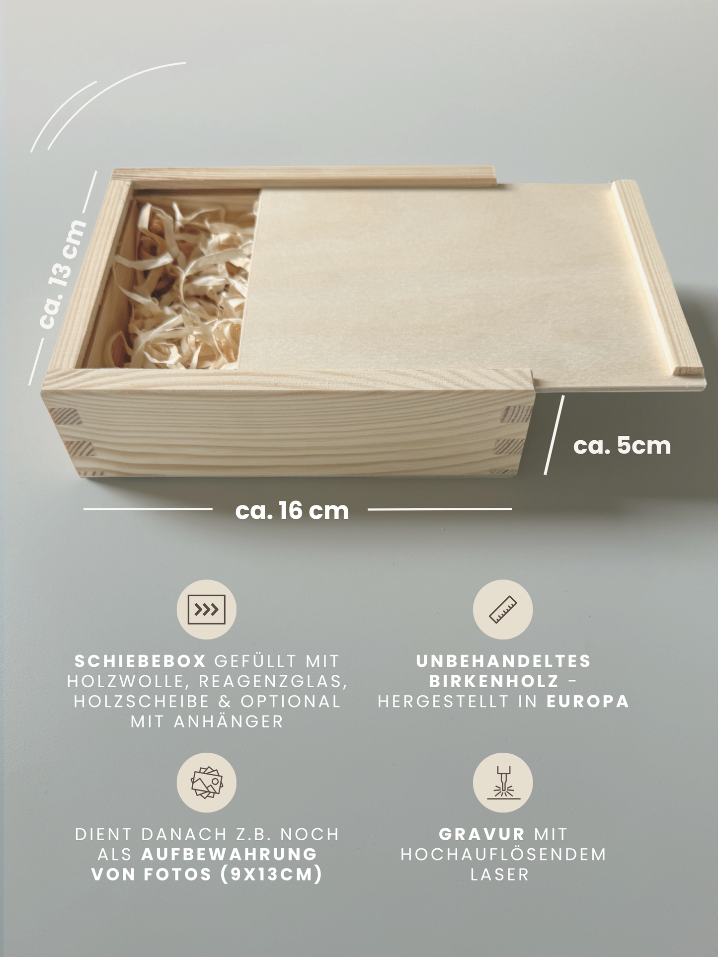 Personalisiertes Geldgeschenk zu Weihnachten aus Holz | Tannenbäume