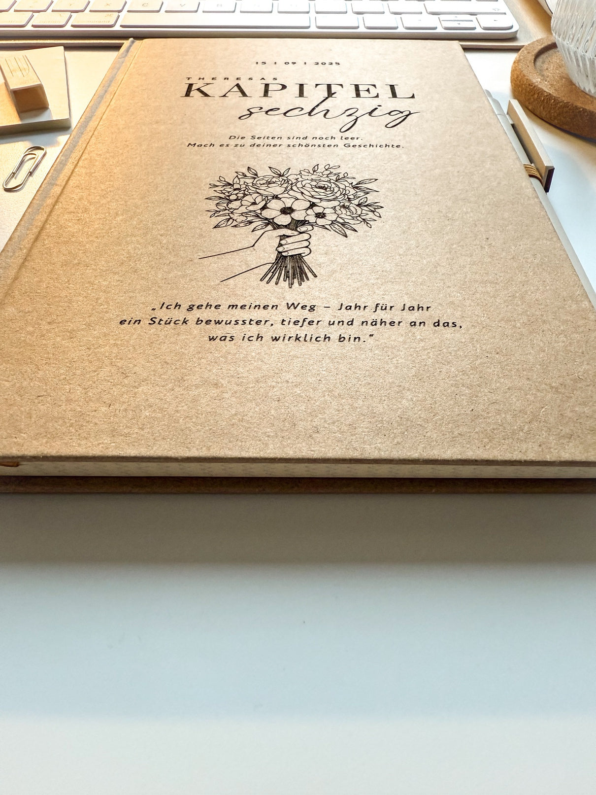 Personalisiertes Notizbuch (A5) zum 60. Geburtstag | Geldgeschenk 60. Geburtstag