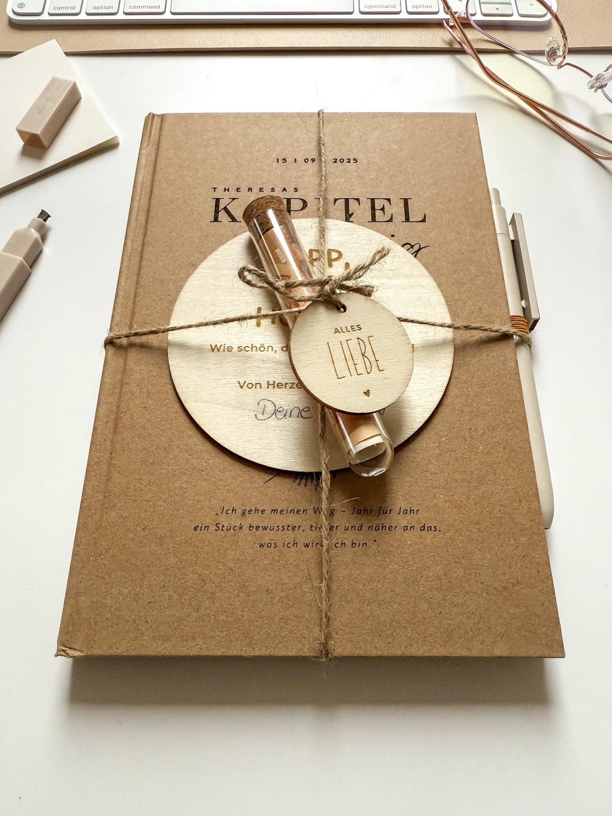 Personalisiertes Notizbuch (A5) zum 60. Geburtstag | Geldgeschenk 60. Geburtstag