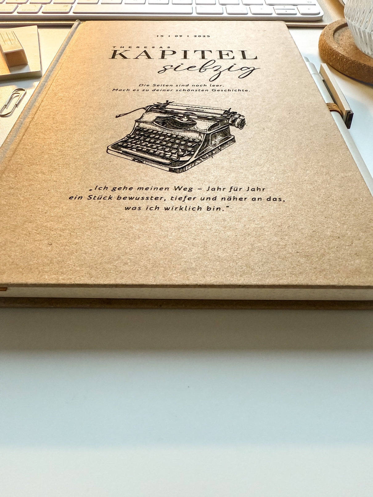 Personalisiertes Notizbuch (A5) zum 70. Geburtstag | Geldgeschenk 70. Geburtstag