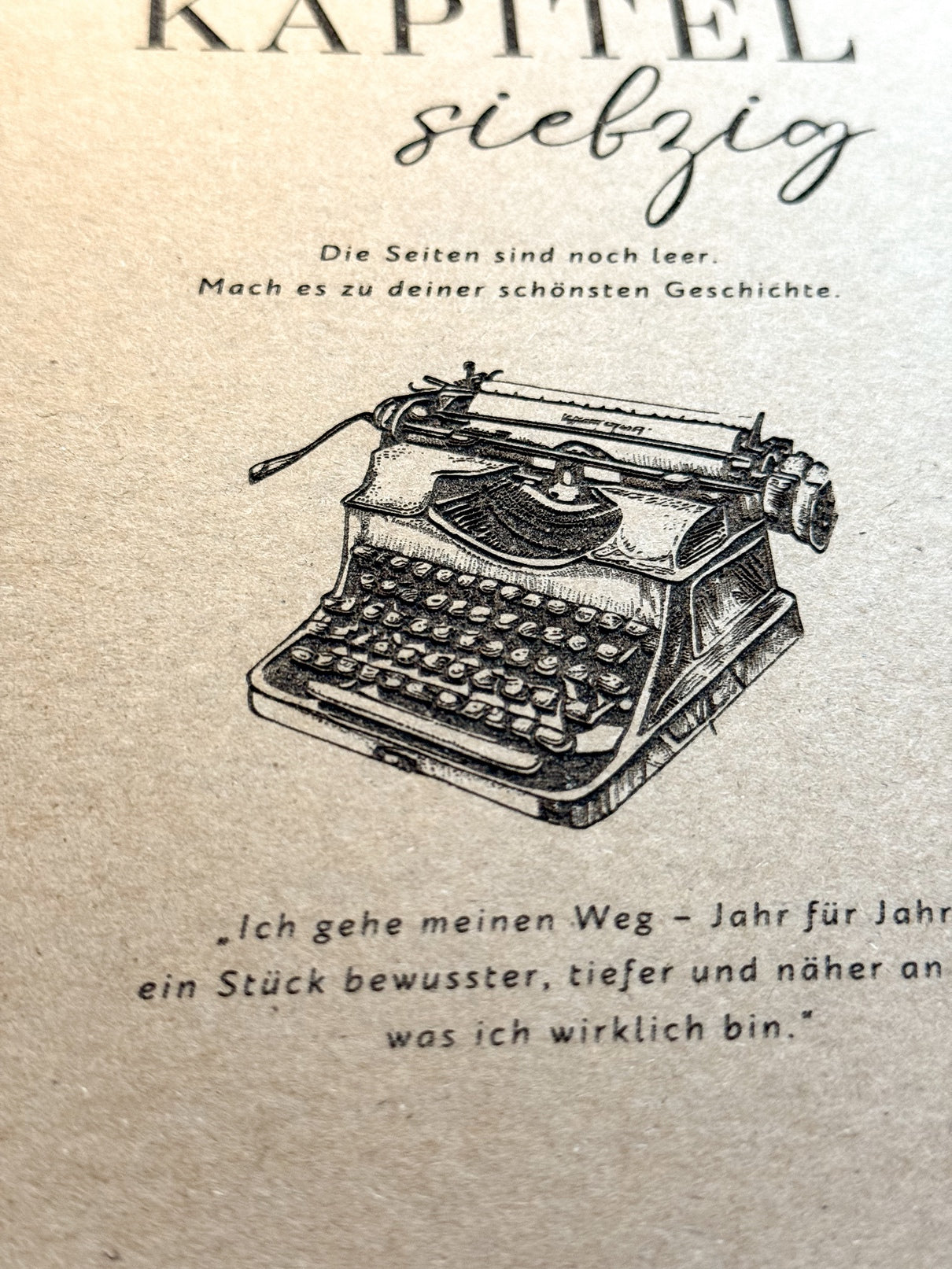 Personalisiertes Notizbuch (A5) zum 70. Geburtstag | Geldgeschenk 70. Geburtstag
