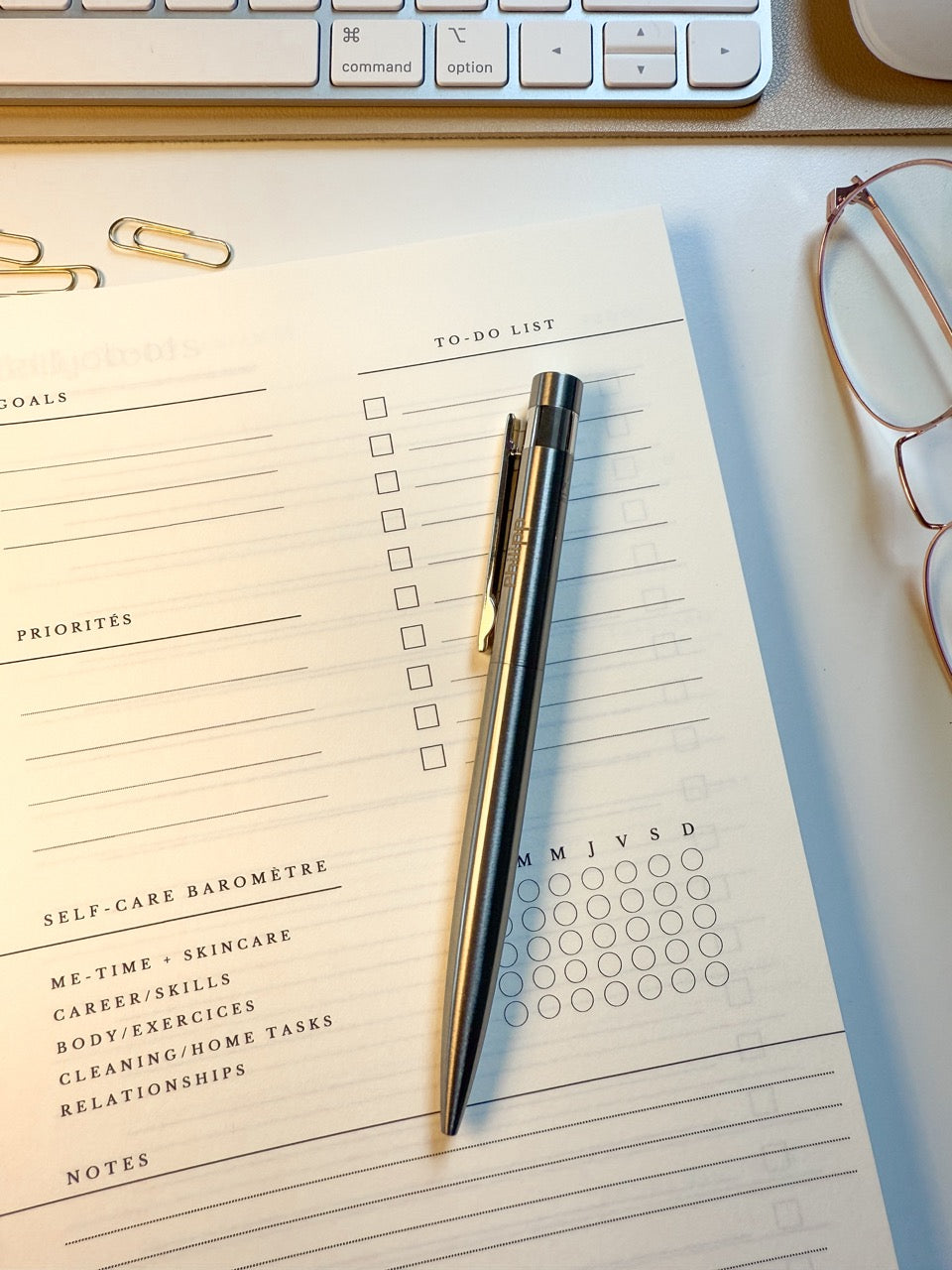 Personalisierter Kugelschreiber aus Edelstahl mit Gravur & Geschenkbox zu Weihnachten | Definition Weihnachten