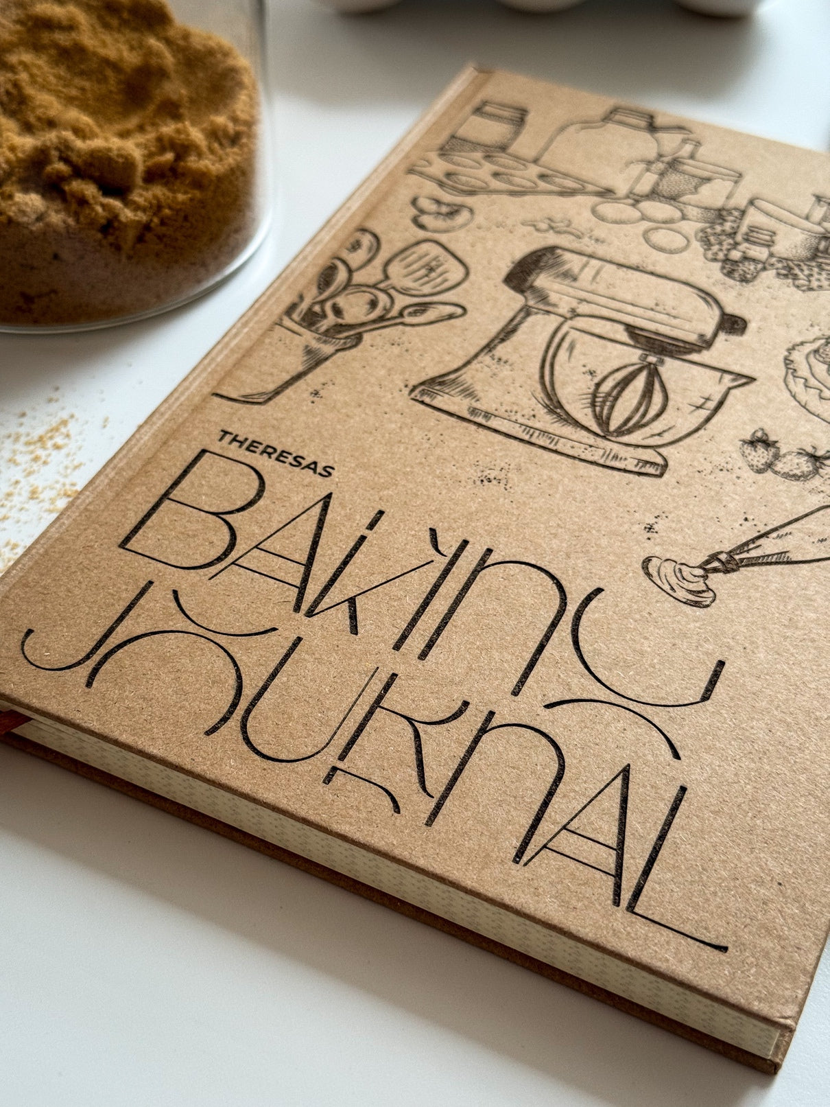 Personalisiertes Backrezept-Notizbuch (A5) | Rezeptbuch mit Gravur & Stift