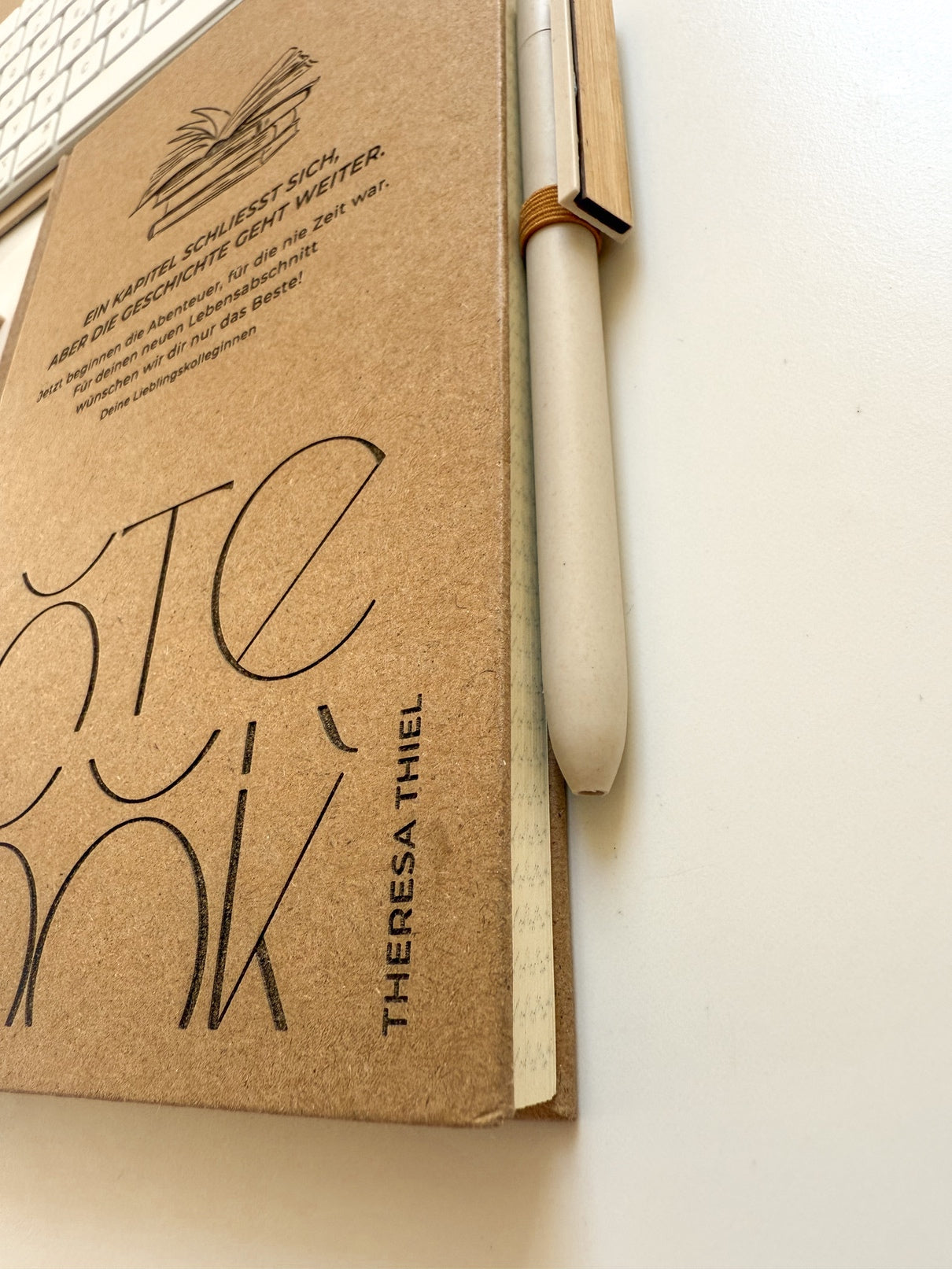 Personalisiertes Notizbuch zum Ruhestand | Notizbuch (A5) mit Gravur und Stift